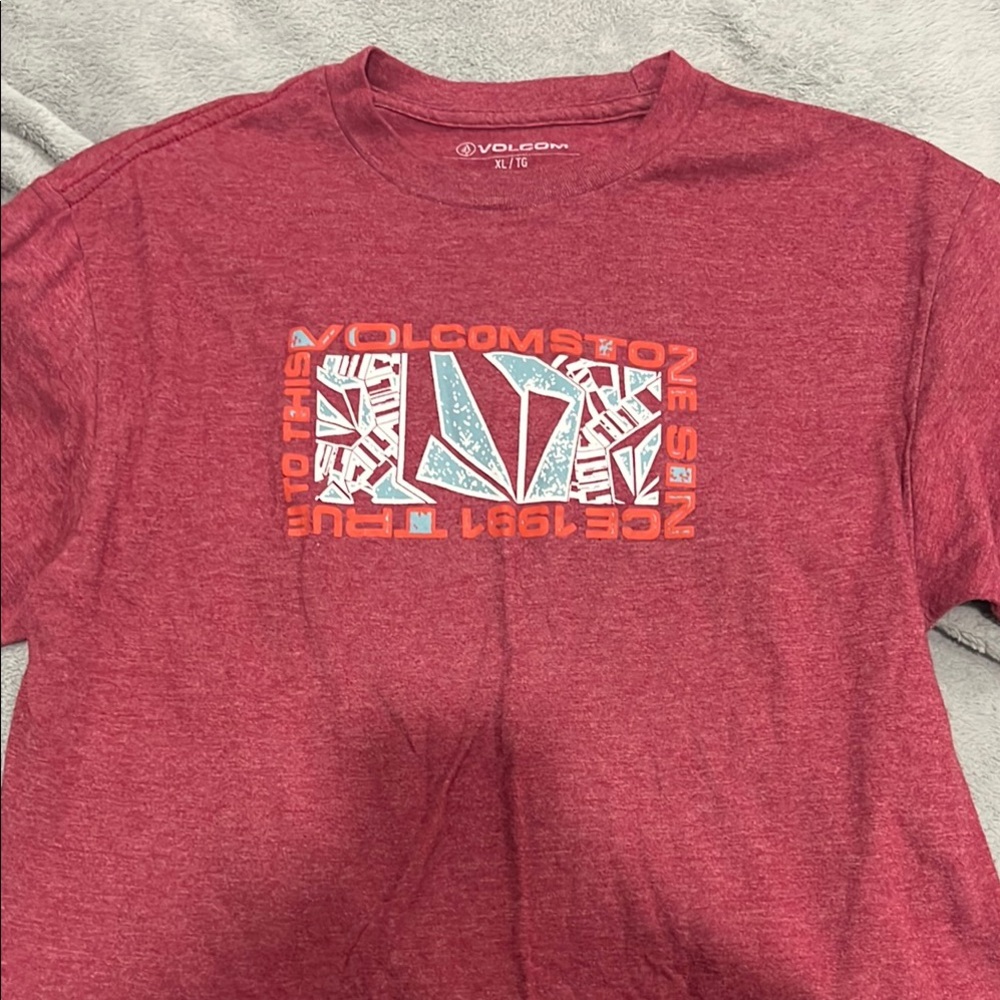 Volcom Red Kids T-Shirt